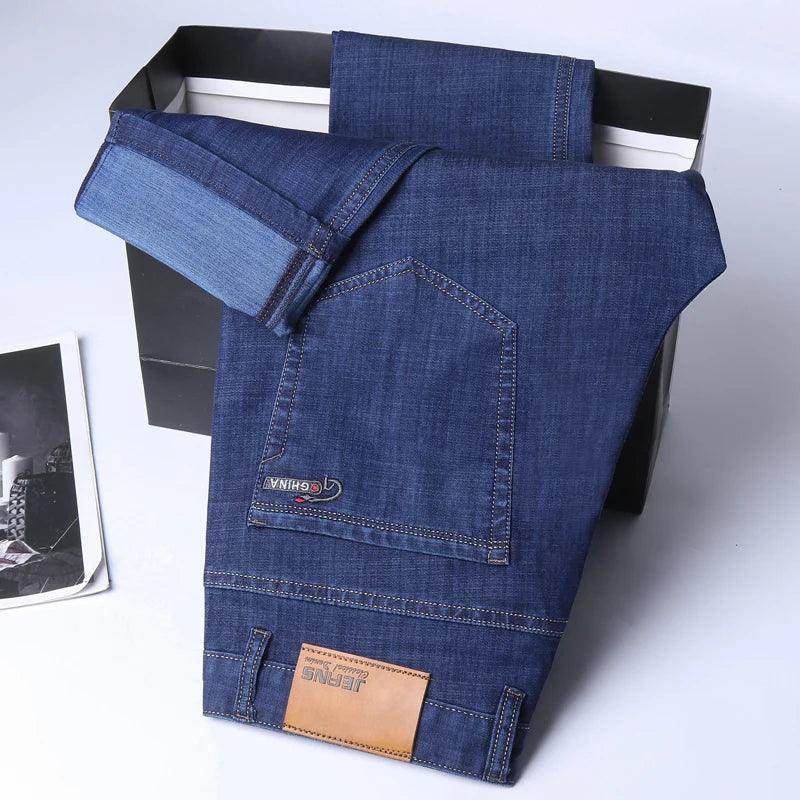 Ice Silk Thin Denim Jeans Spring Summer - Givenco