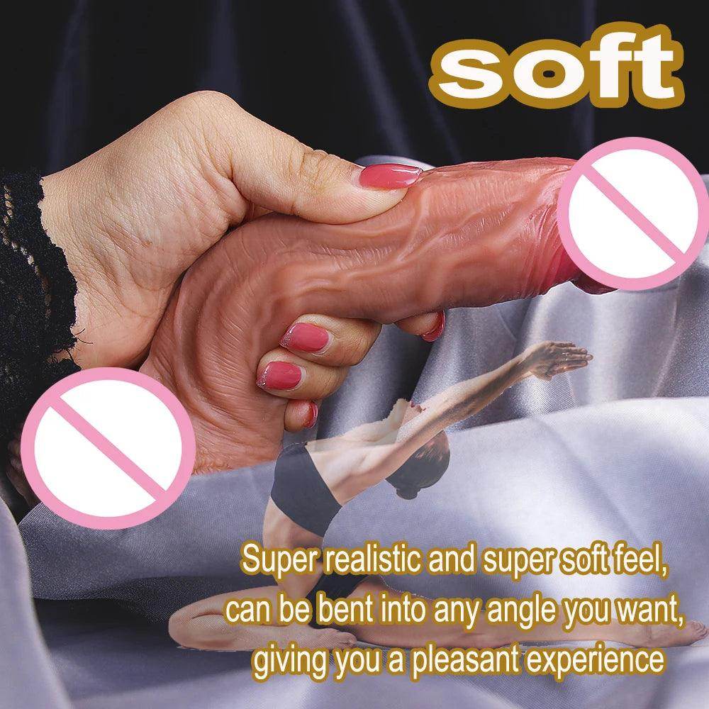 Soft Dildo Realistic Penis - Givenco