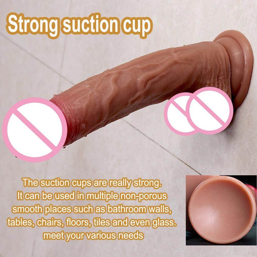 Soft Dildo Realistic Penis - Givenco